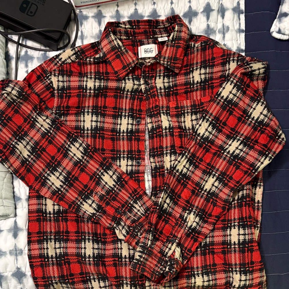 Urban Outfitters (BDG) Red Plaid Men's Shirt